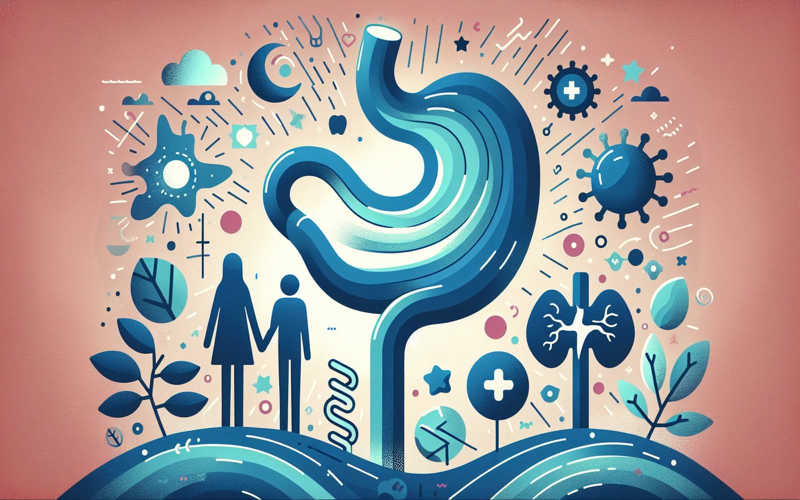 Peptic ulcers are sores that develop on the lining of the stomach, lower esophagus, or small intestine, often caused by inflammation due to H. pylori bacteria.