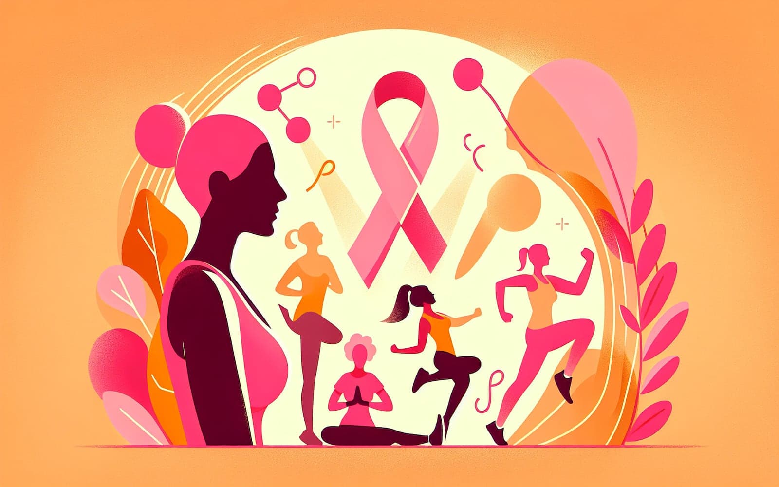 Breast cancer is a disease in which cells in the breast grow out of control. Exercise is linked to lower risk and better management of breast cancer.