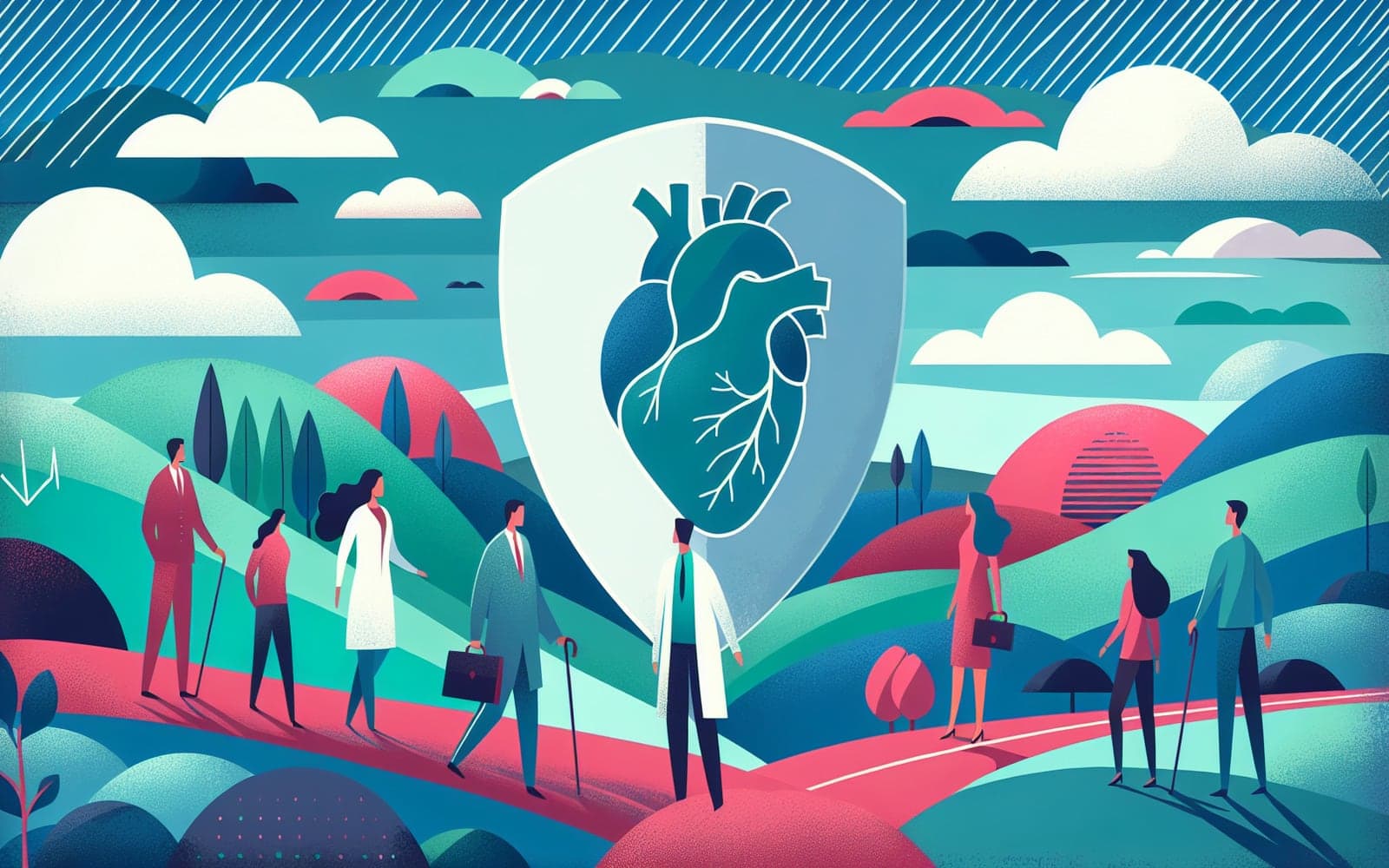 Preventive measures for reducing the risk of heart disease through lifestyle changes like diet, exercise, and possibly medication.