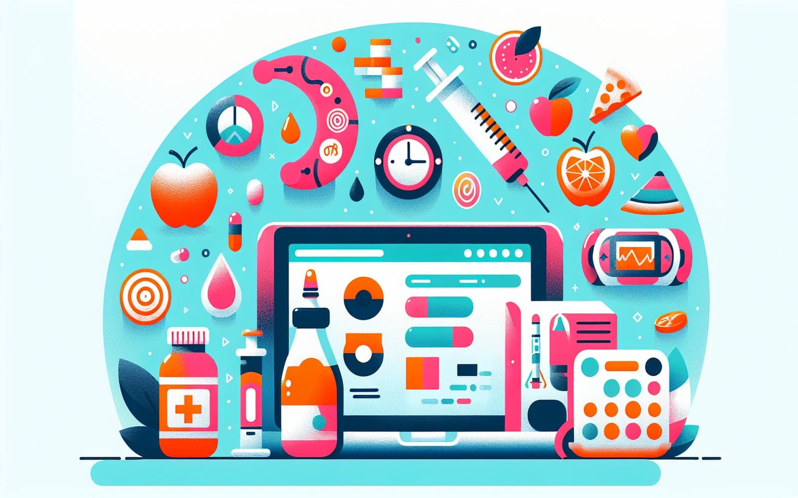 A diet plan focused on maintaining stable blood glucose levels for individuals with type 1 diabetes through Medical Nutrition Therapy and personalized meal planning.