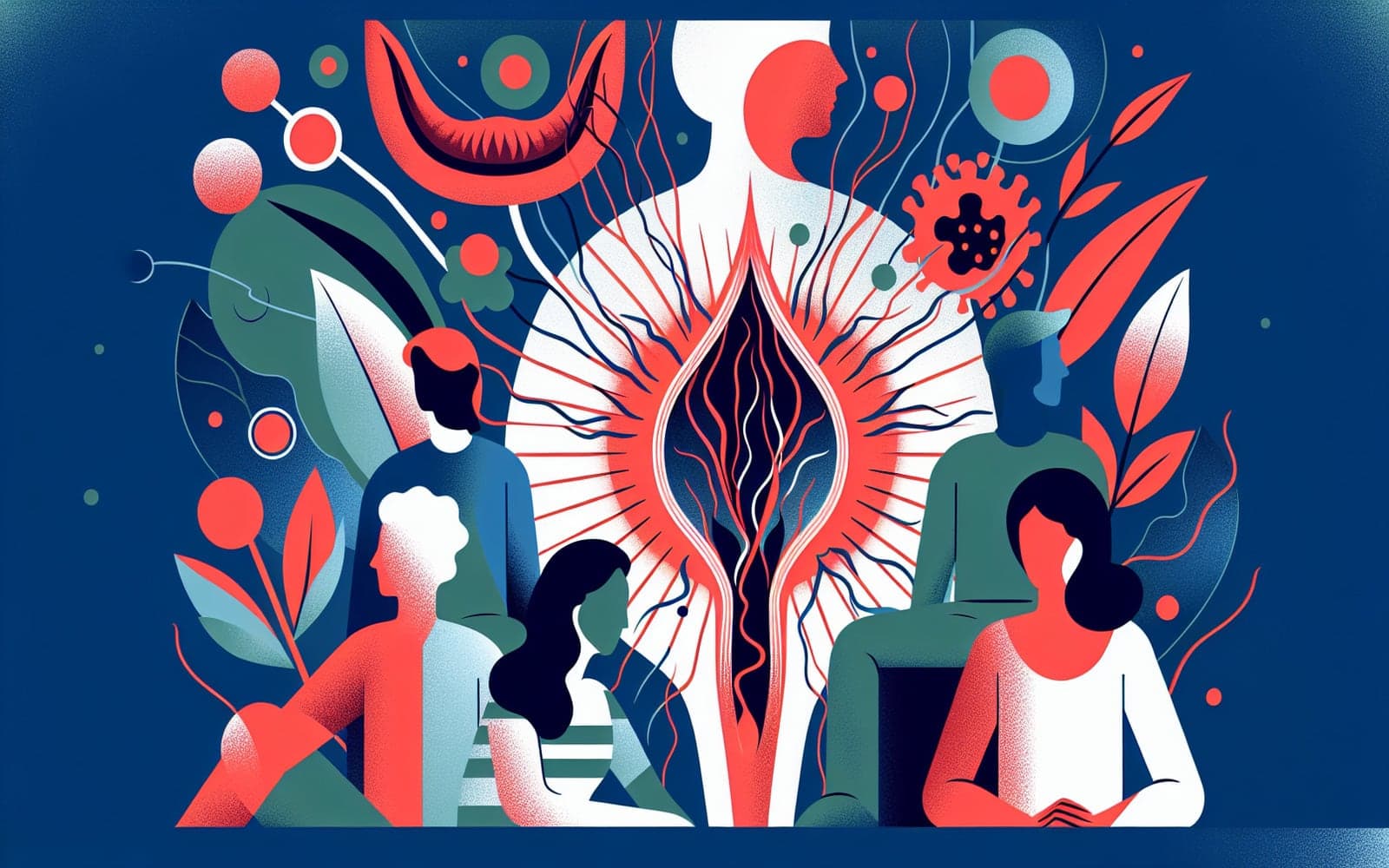 Vulvar lichen planus is a chronic inflammatory condition affecting the vulva, characterized by symptoms such as pain, burning, itching, and vaginal discharge.