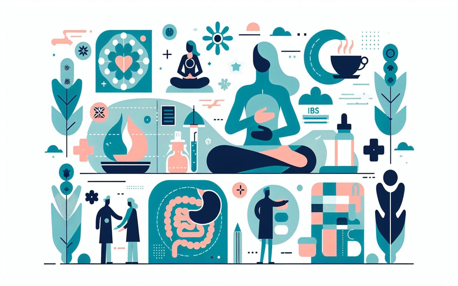 A guide to managing IBS symptoms through lifestyle changes, including identifying triggers and dietary adjustments.