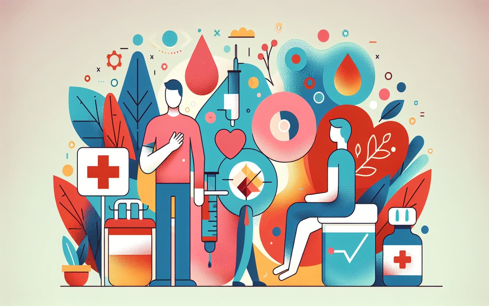 Bleeding disorders involve the blood's ability to clot properly, leading to symptoms like easy bruising, nosebleeds, and prolonged bleeding after injuries.