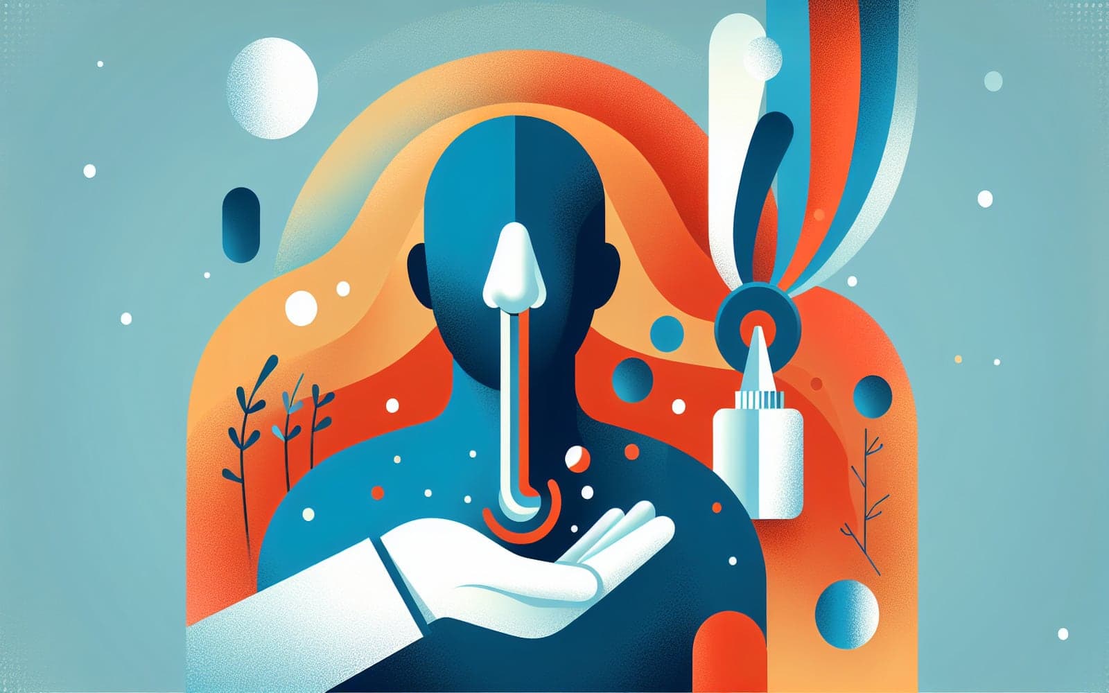 Nasal obstruction refers to the sensation of blocked or stuffy nose, which can be caused by various conditions such as sinusitis or allergies.