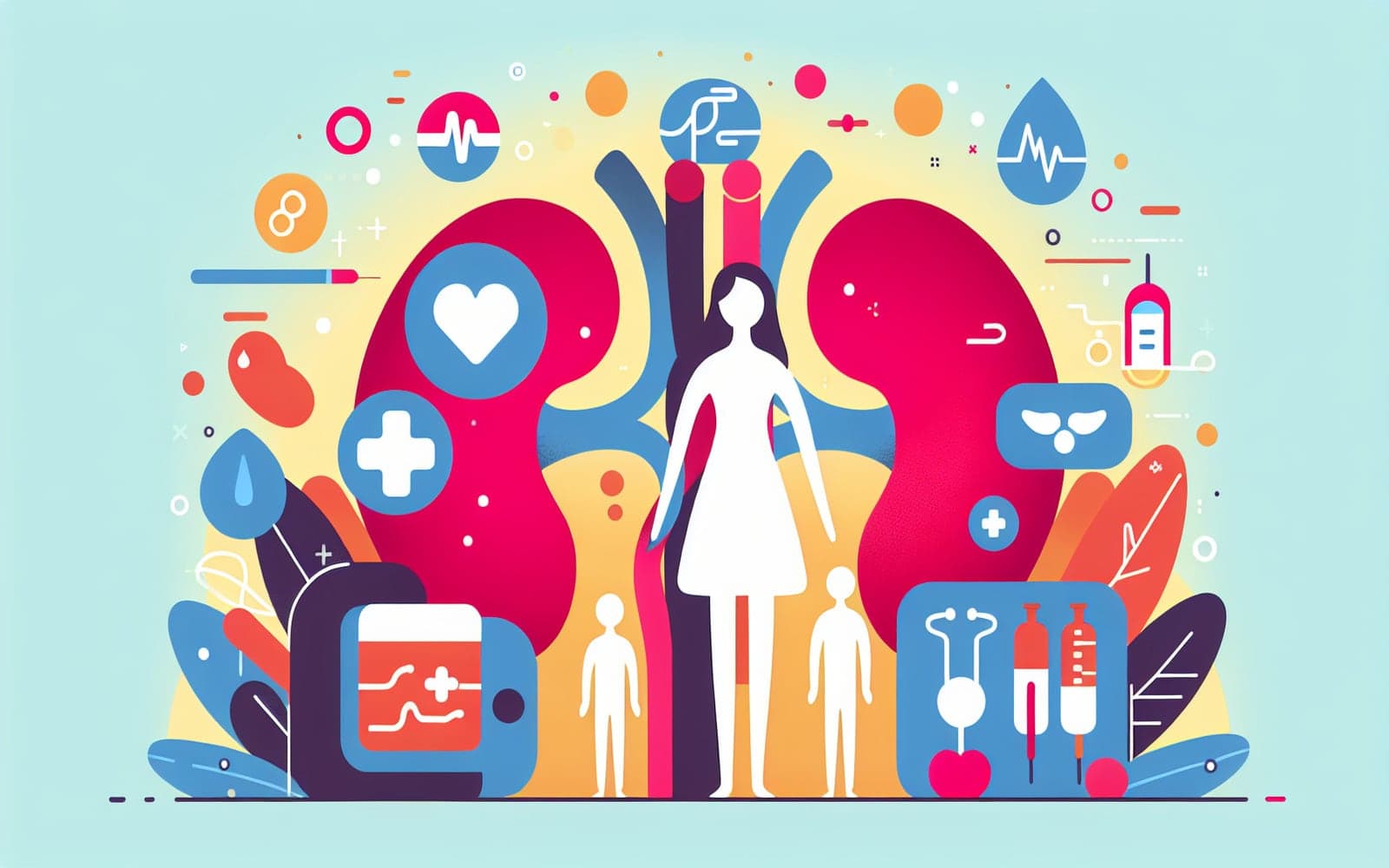 A condition characterized by kidney damage as a result of diabetes, requiring a combination of medications and lifestyle changes for management.