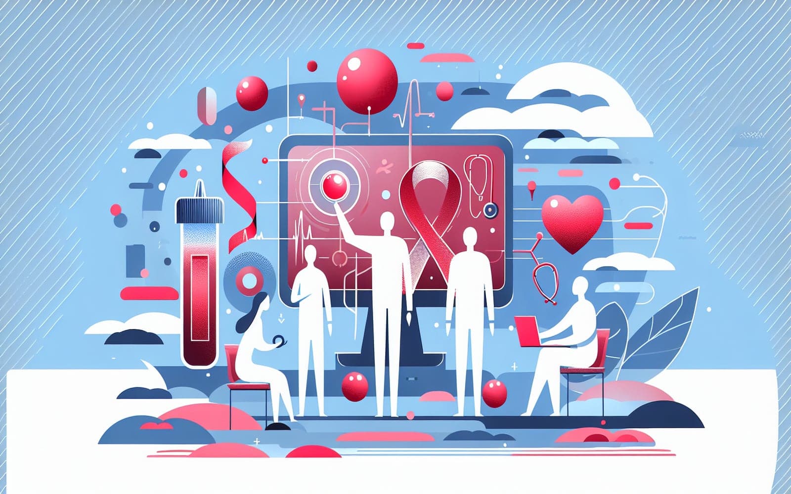 Essential Thrombocythemia (ET) is a chronic blood disorder characterized by the overproduction of platelets, leading to symptoms like headaches, dizziness, and visual changes. It can cause serious complications such as blood clots and strokes.