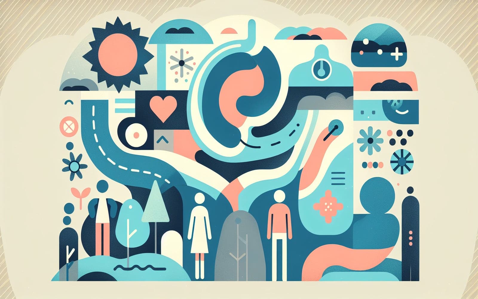 Peptic ulcer complications involve severe symptoms such as bleeding and perforation, which can manifest as vomiting blood, black stools, and severe abdominal pain.