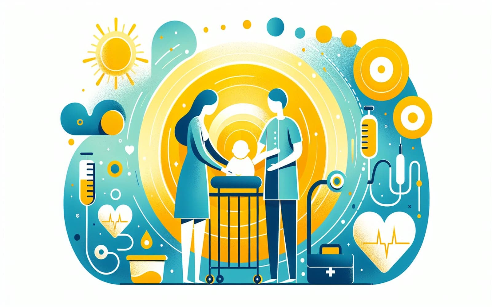 Jaundice is characterized by the yellowing of the skin and eyes due to a buildup of bilirubin, indicating potential liver issues.