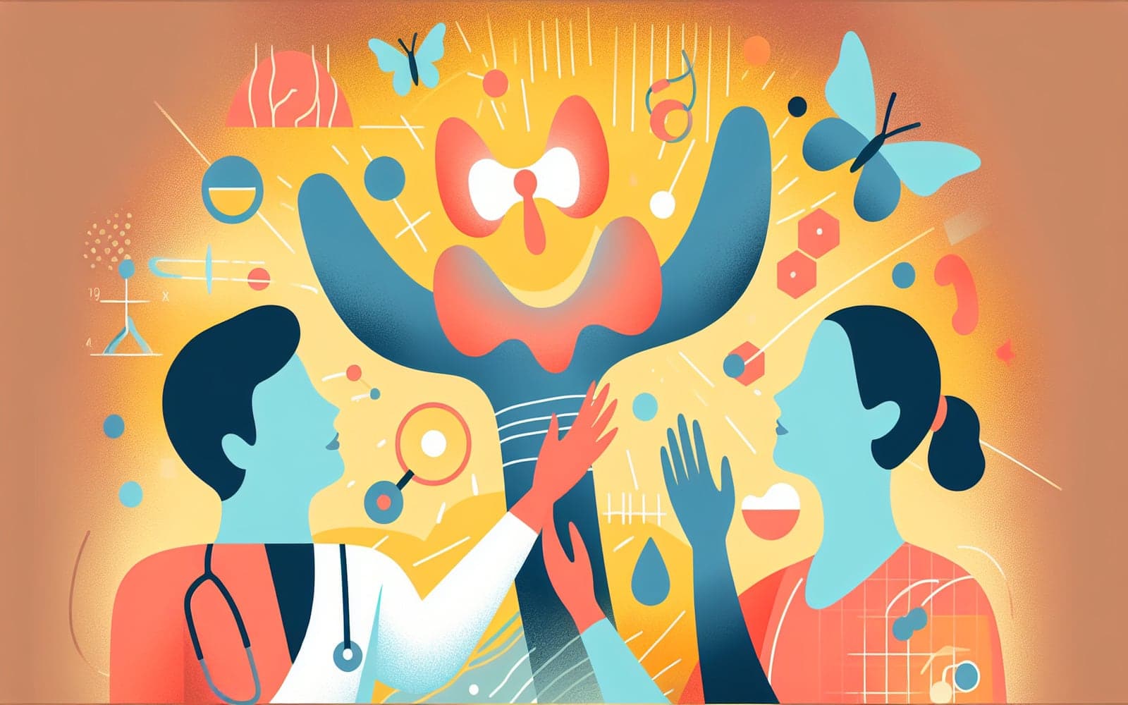 Hyperthyroidism is a condition where the thyroid gland produces excessive hormones. Treatments include antithyroid medications and radioactive iodine therapy.