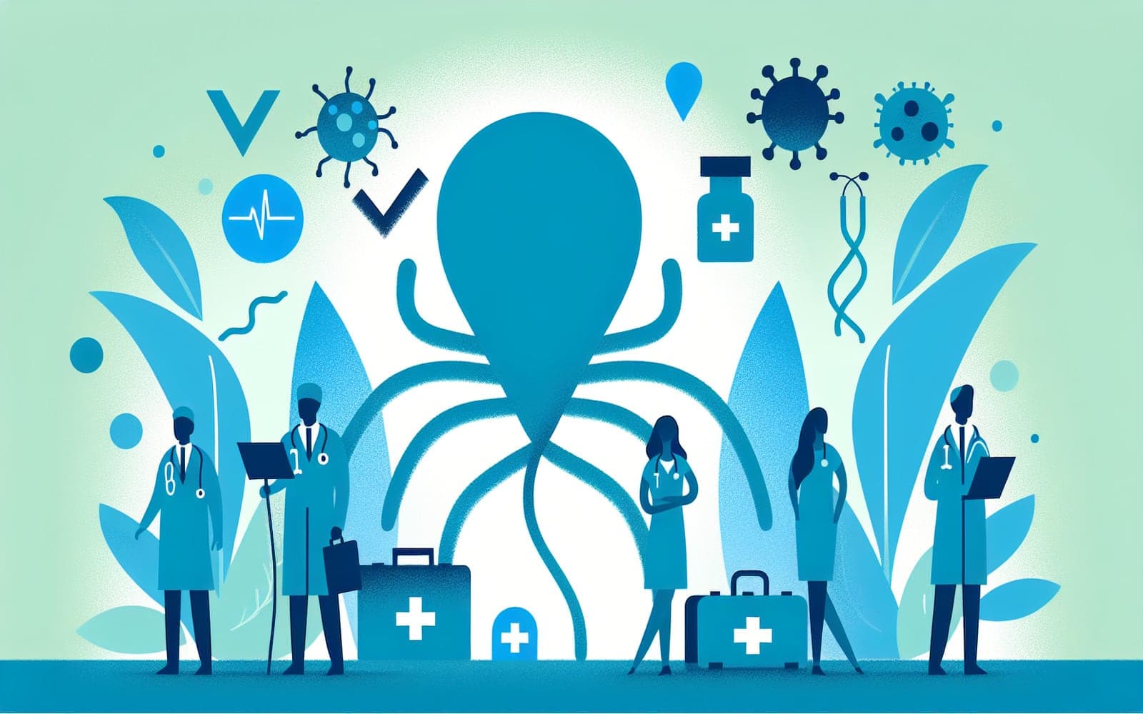 Lyme disease is a bacterial infection transmitted by tick bites, requiring a multi-specialty approach for effective management. It involves infectious disease specialists for diagnosis and treatment, and public health experts for prevention and data analysis.