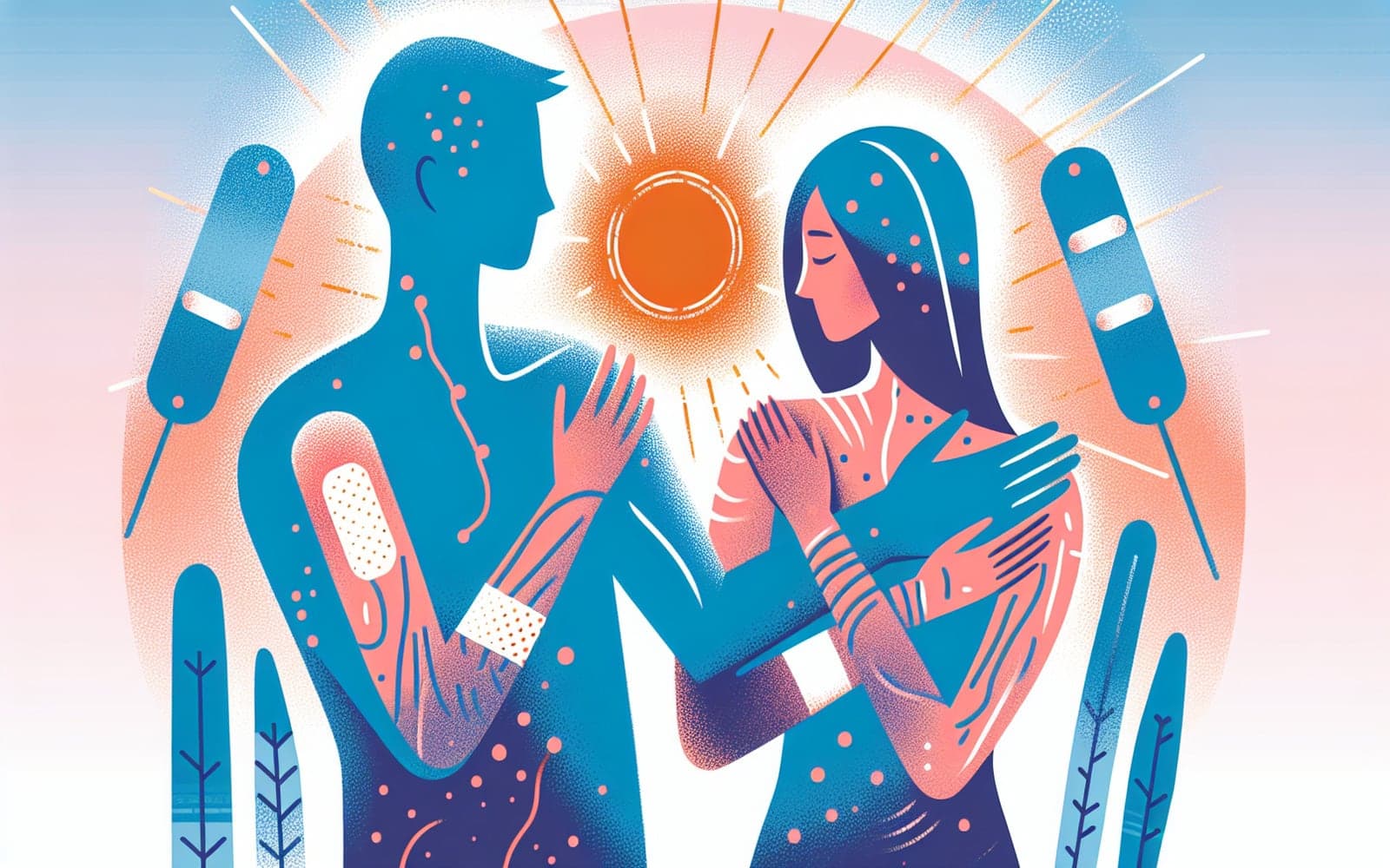 Eczema is a skin condition characterized by inflammation and itching, involving complex interactions between the skin and nervous system.