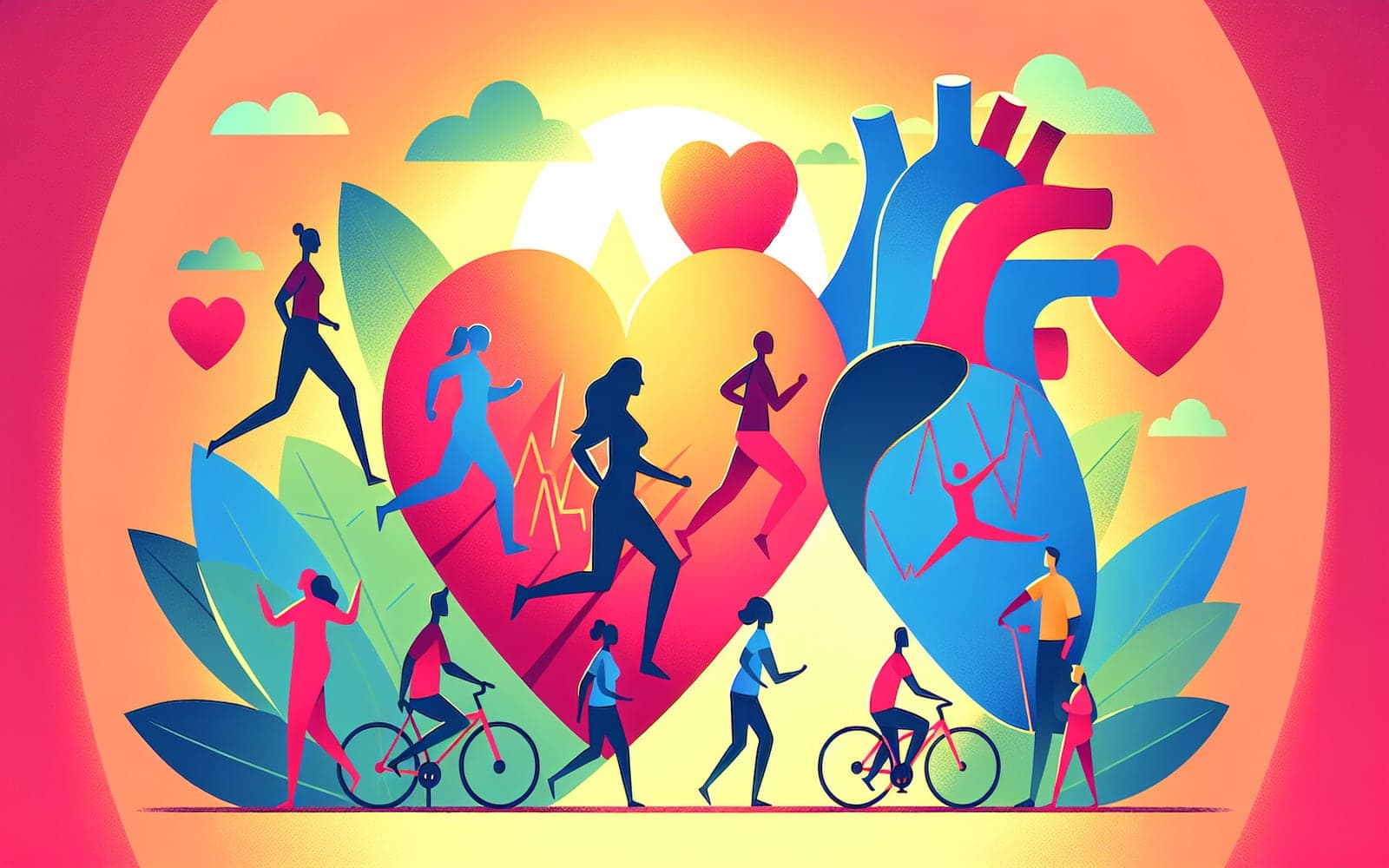 A plan focused on integrating regular moderate exercise to reduce the risk of heart disease, improve cardiovascular health, and enhance overall well-being.