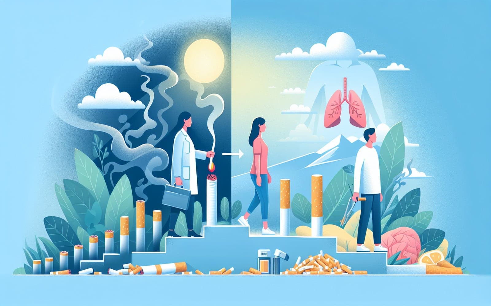 Guidelines for clinicians to support patients in quitting smoking, utilizing structured approaches like the 5A’s and AAR methods.