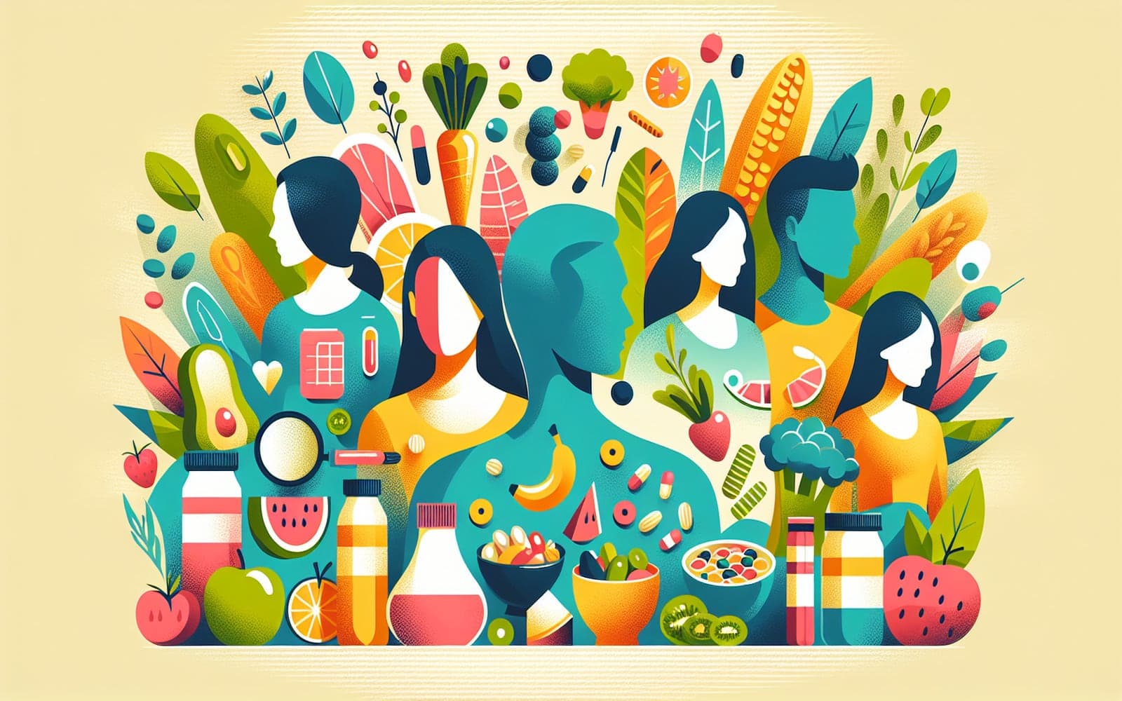 Guidance on ensuring adequate intake of Vitamin B12 and folate through diet, supplements, and fortified foods.