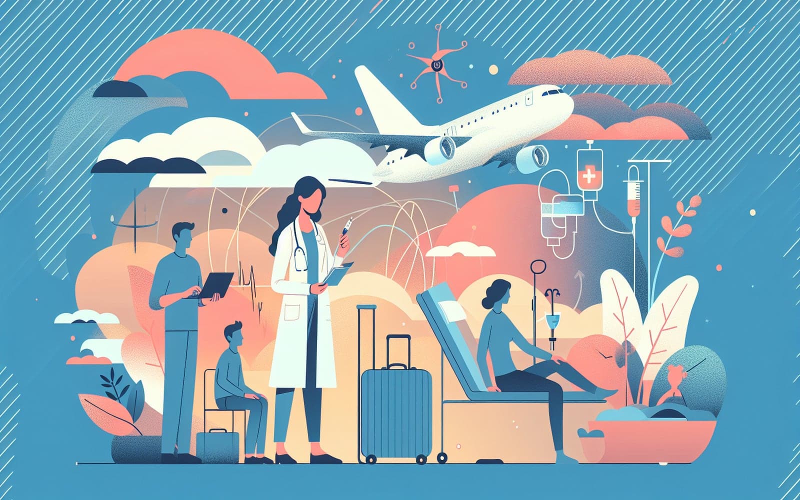 Jet lag is a temporary sleep disorder that occurs when a person's internal body clock is out of sync with the time zone they're traveling to, resulting in symptoms like fatigue and insomnia.