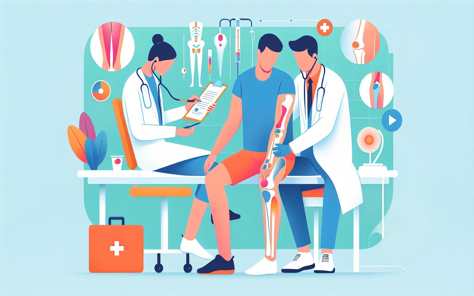 A series of tests used to diagnose tibial fractures, including X-rays, CT scans, and MRIs, providing detailed images for accurate assessment.