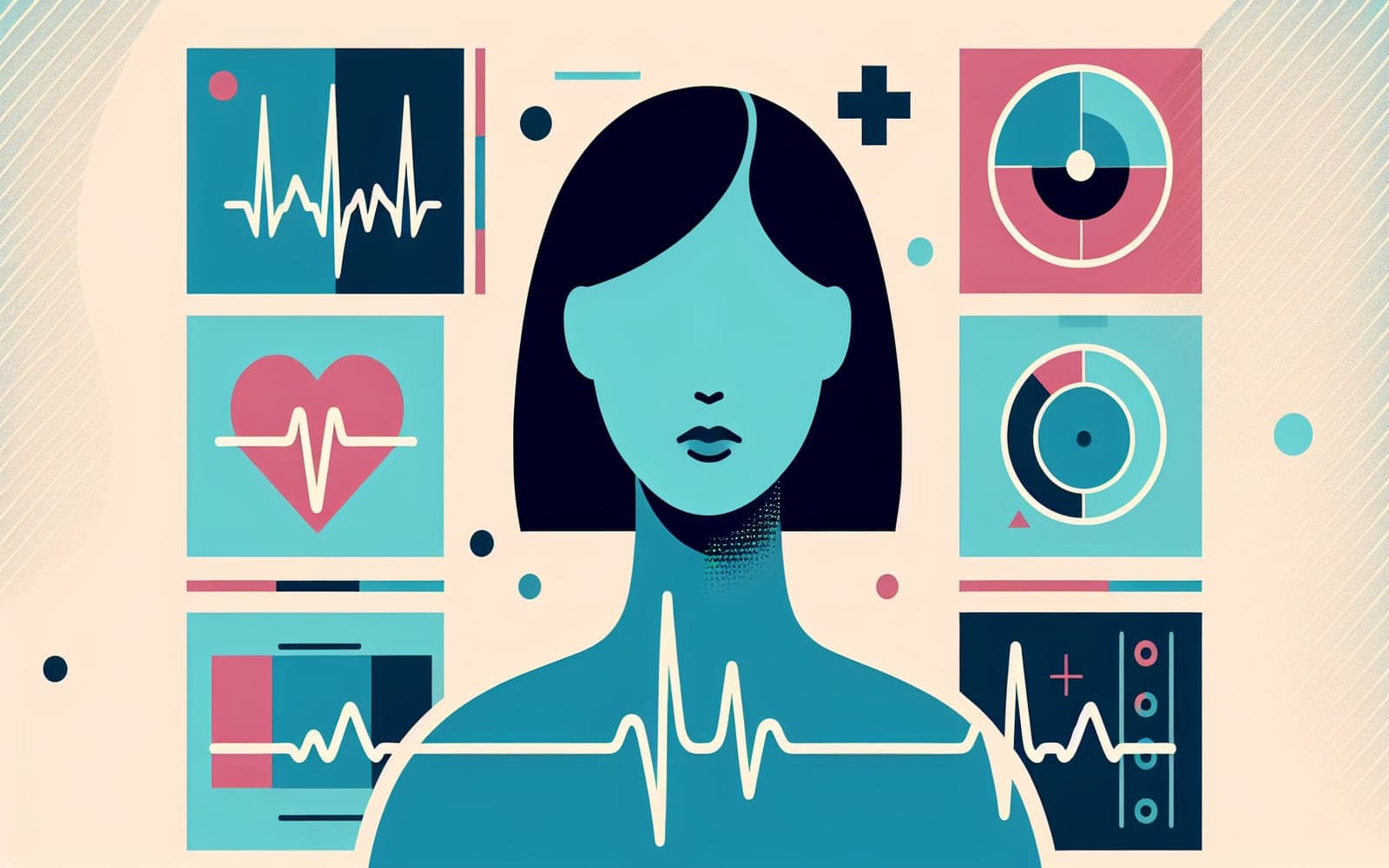 An ECG is a test that records the heart's electrical activity, crucial for diagnosing the cause of palpitations.