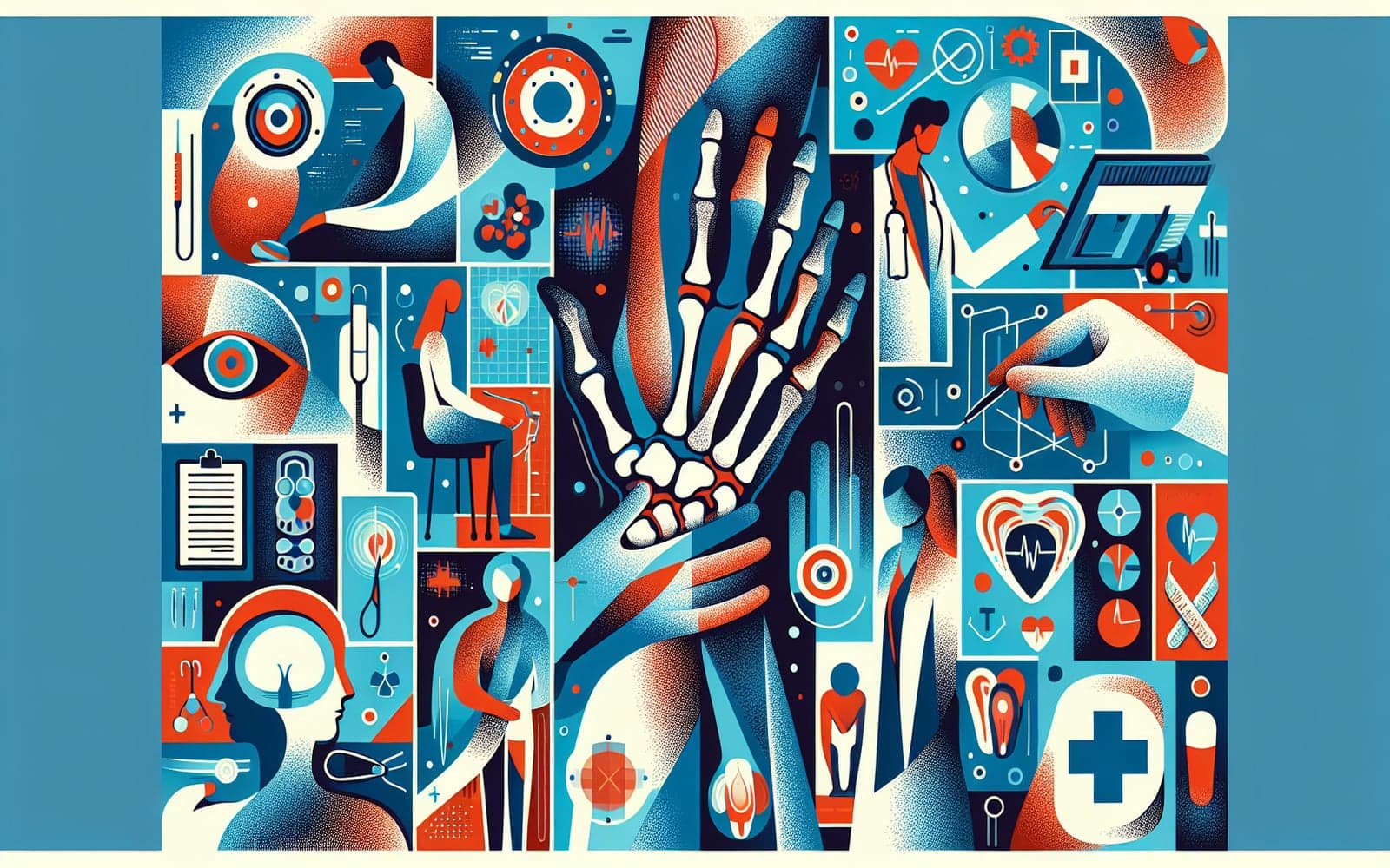 Diagnostic methods for identifying distal radius fractures, primarily using X-rays and radiographic measurements to assess the extent and type of fracture.