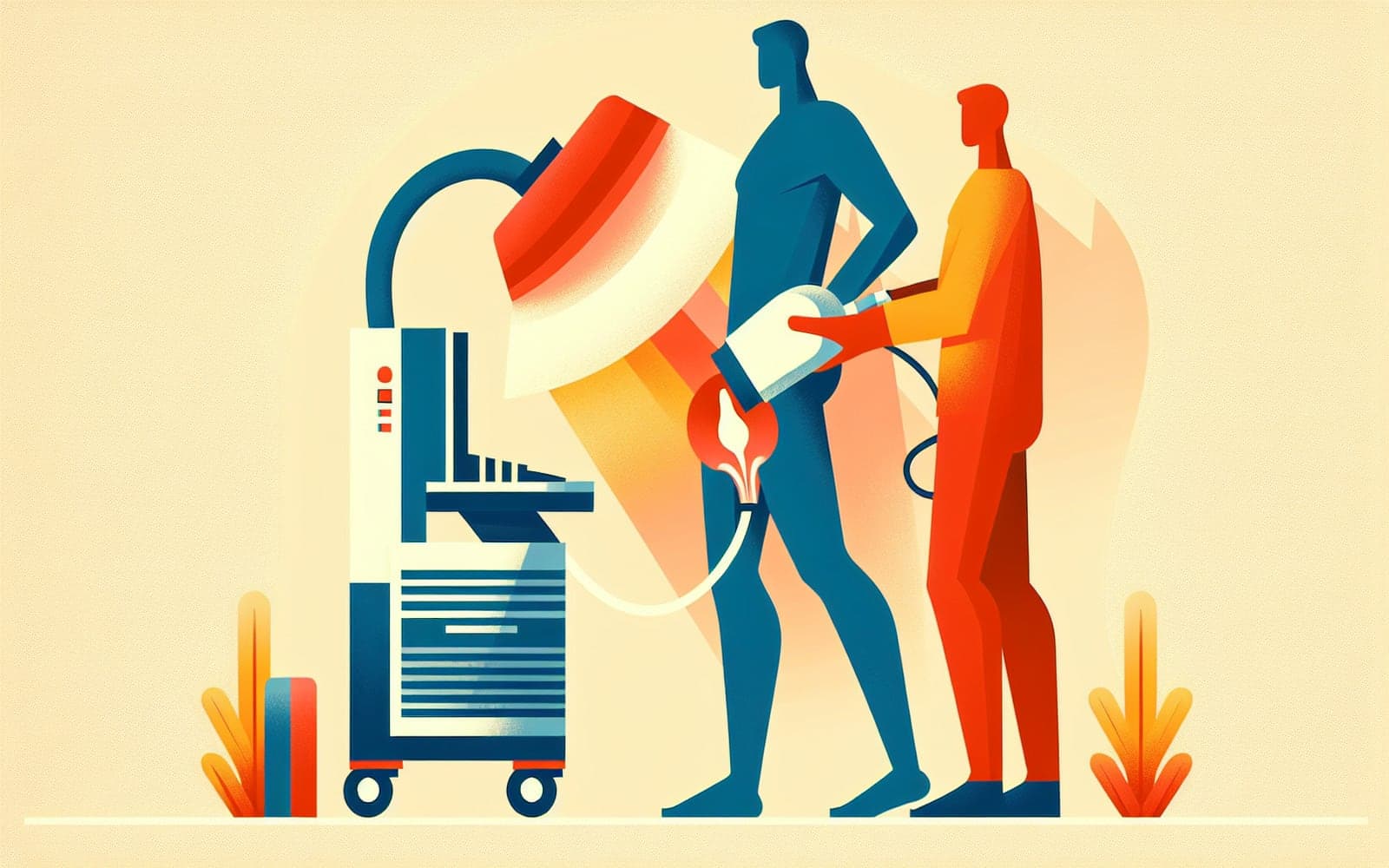 A non-invasive diagnostic test using sound waves to create images of the scrotum's internal structures, aiding in the evaluation of scrotal conditions.