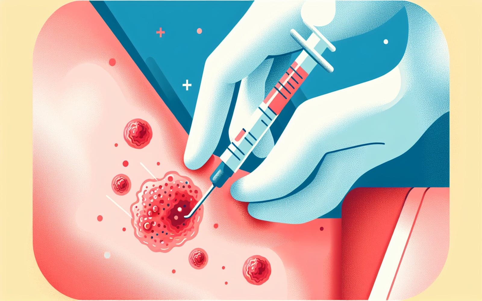 A medical procedure involving the incision and drainage of a skin abscess to remove pus and promote healing.