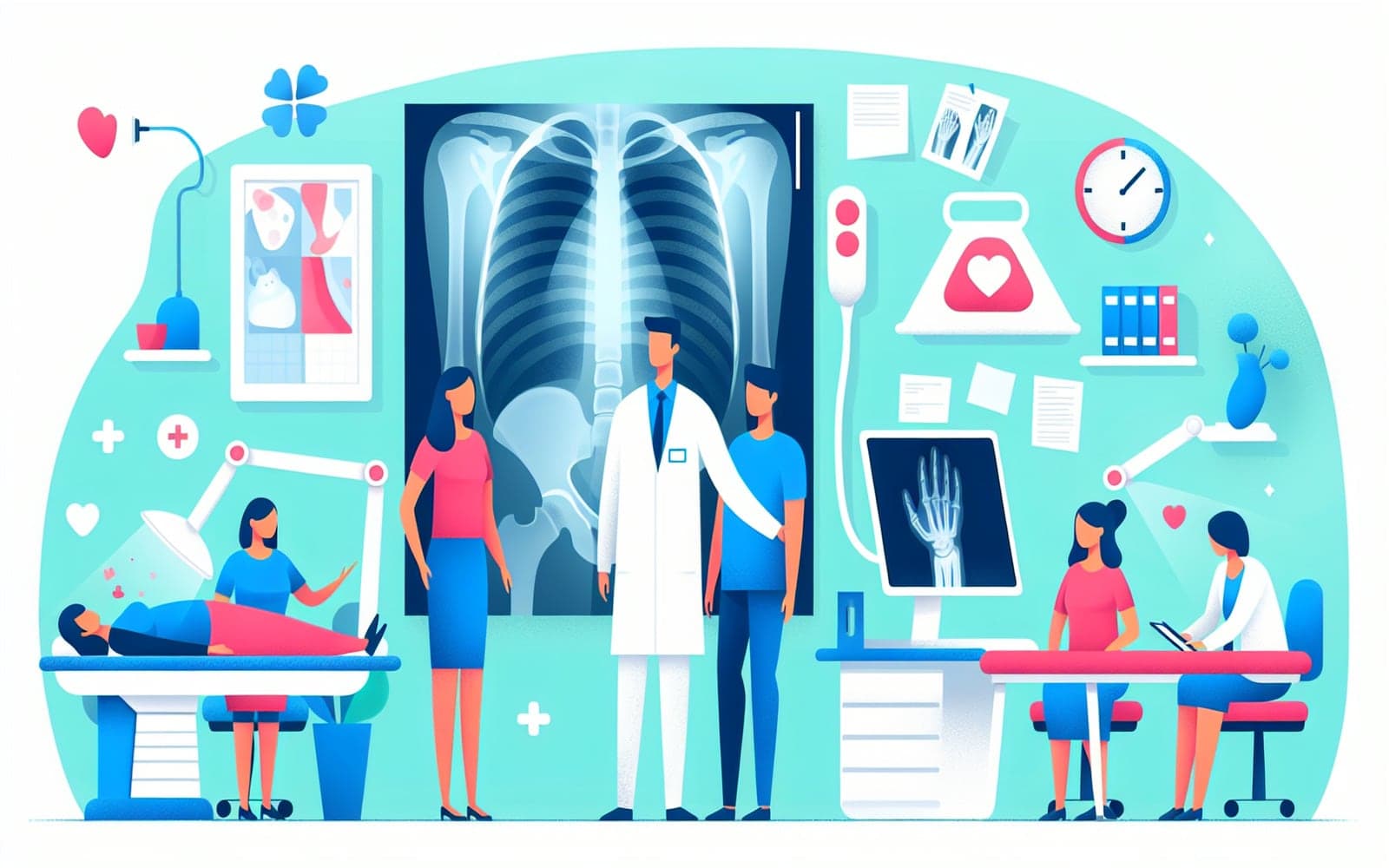 A comparison of X-ray and ultrasound diagnostic tests for identifying fractures, focusing on their effectiveness and limitations.