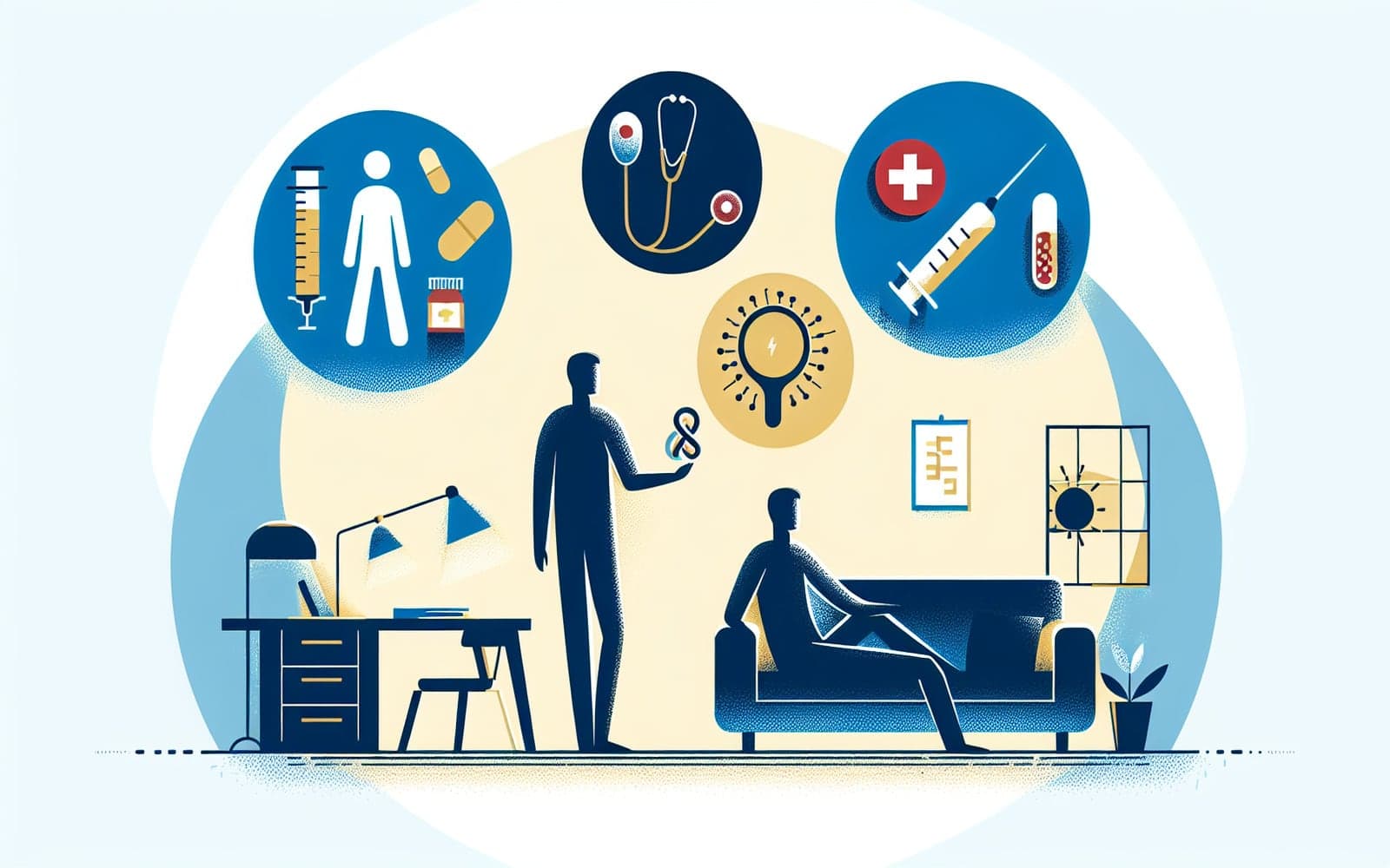 A comprehensive guide on managing syphilis symptoms at home while receiving medical treatment. Includes symptom recognition and home care tips.