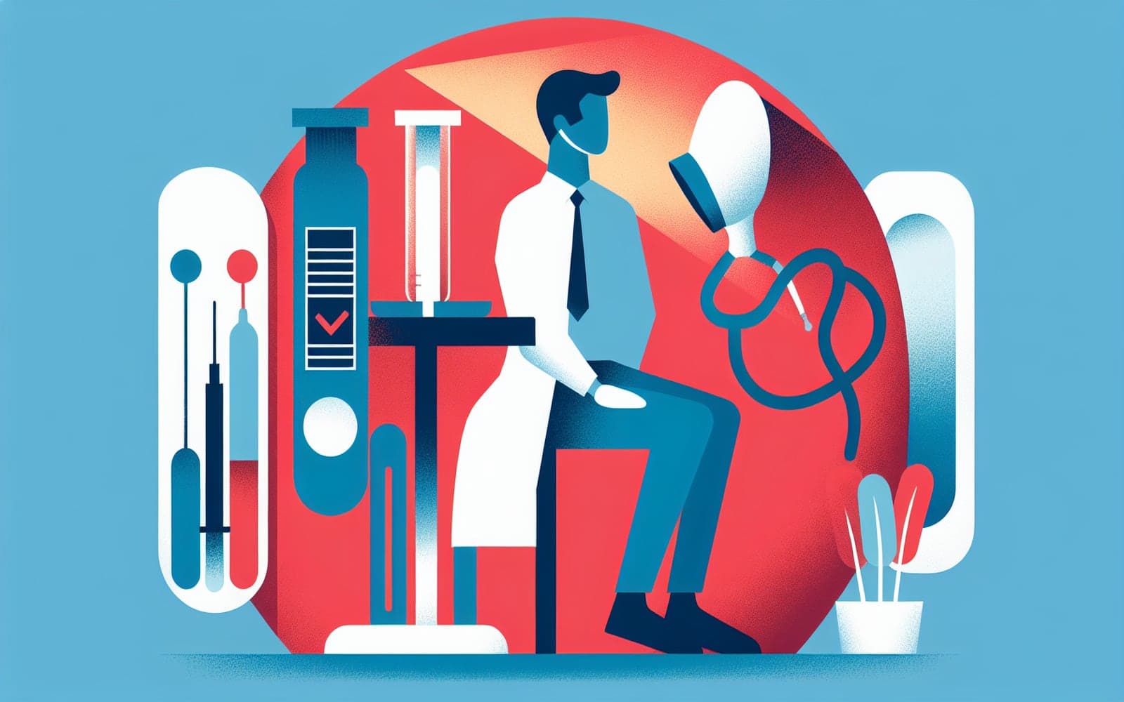 A diagnostic test for evaluating abnormal vaginal discharge using pH testing and microscopy to identify potential infections such as bacterial vaginosis and trichomoniasis.