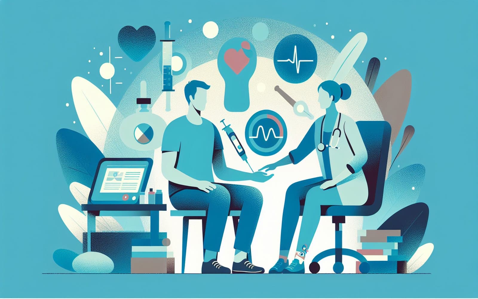 Diabetic polyneuropathy is characterized by symptoms such as numbness, tingling, and burning sensations in the extremities, progressing to muscle weakness and loss of balance.