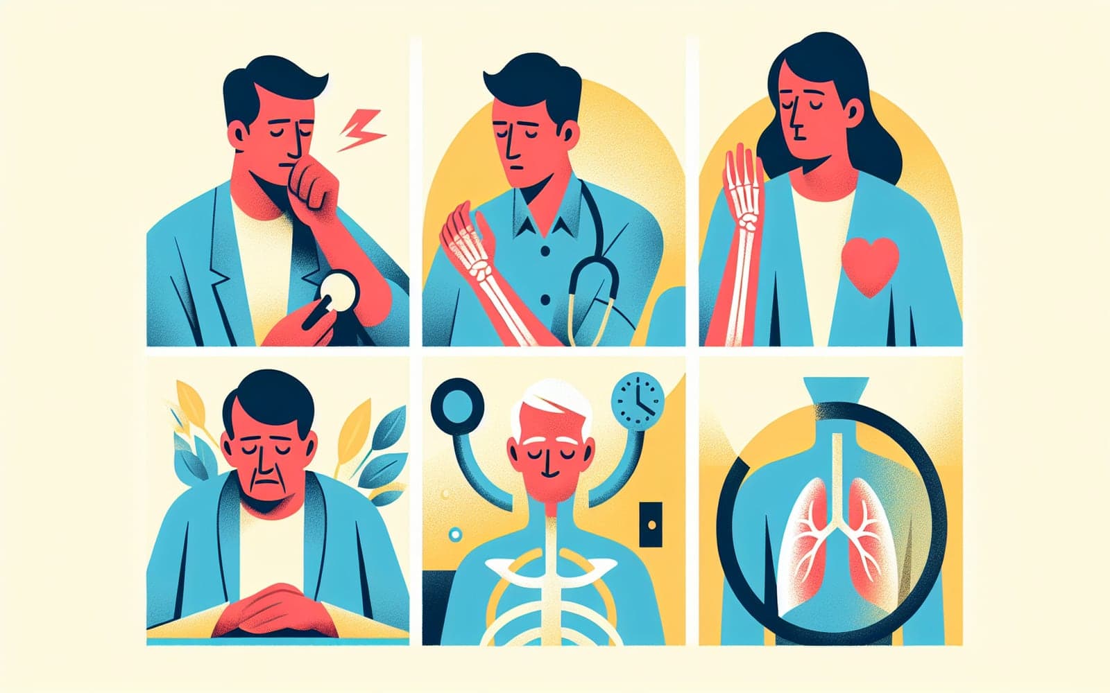 Symptoms of osteoporosis in men, including unexpected fractures, height loss, and posture changes, which often go unnoticed until a fracture occurs.