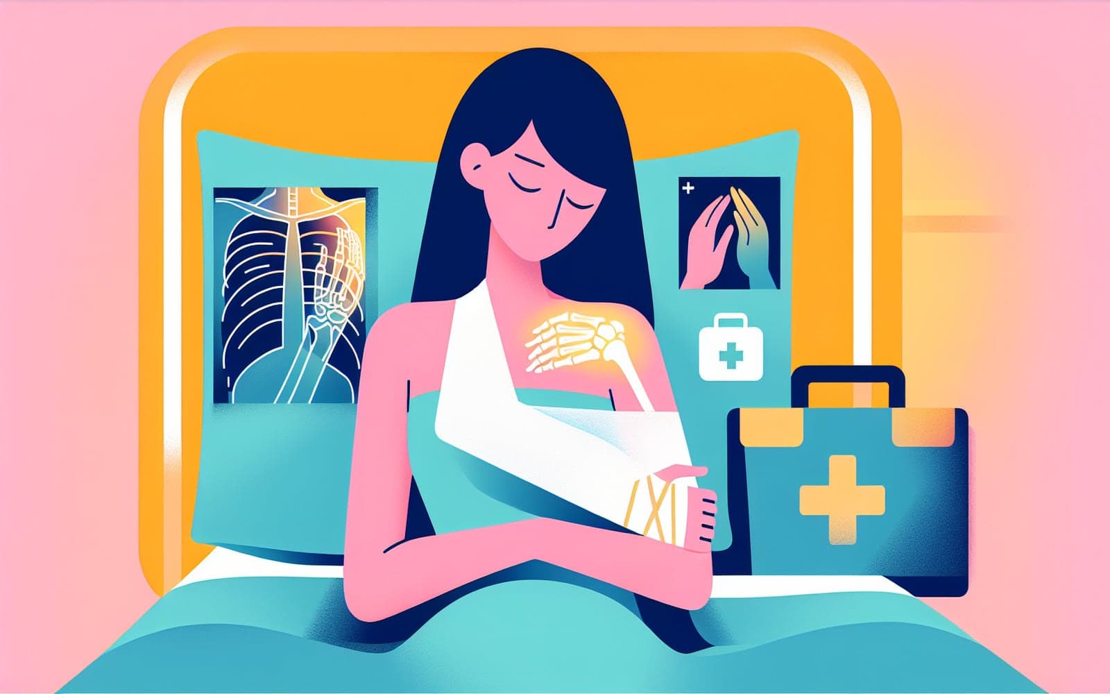 Symptoms of a clavicle fracture include shoulder pain, swelling, visible deformity, and skin tenting over the fracture site.