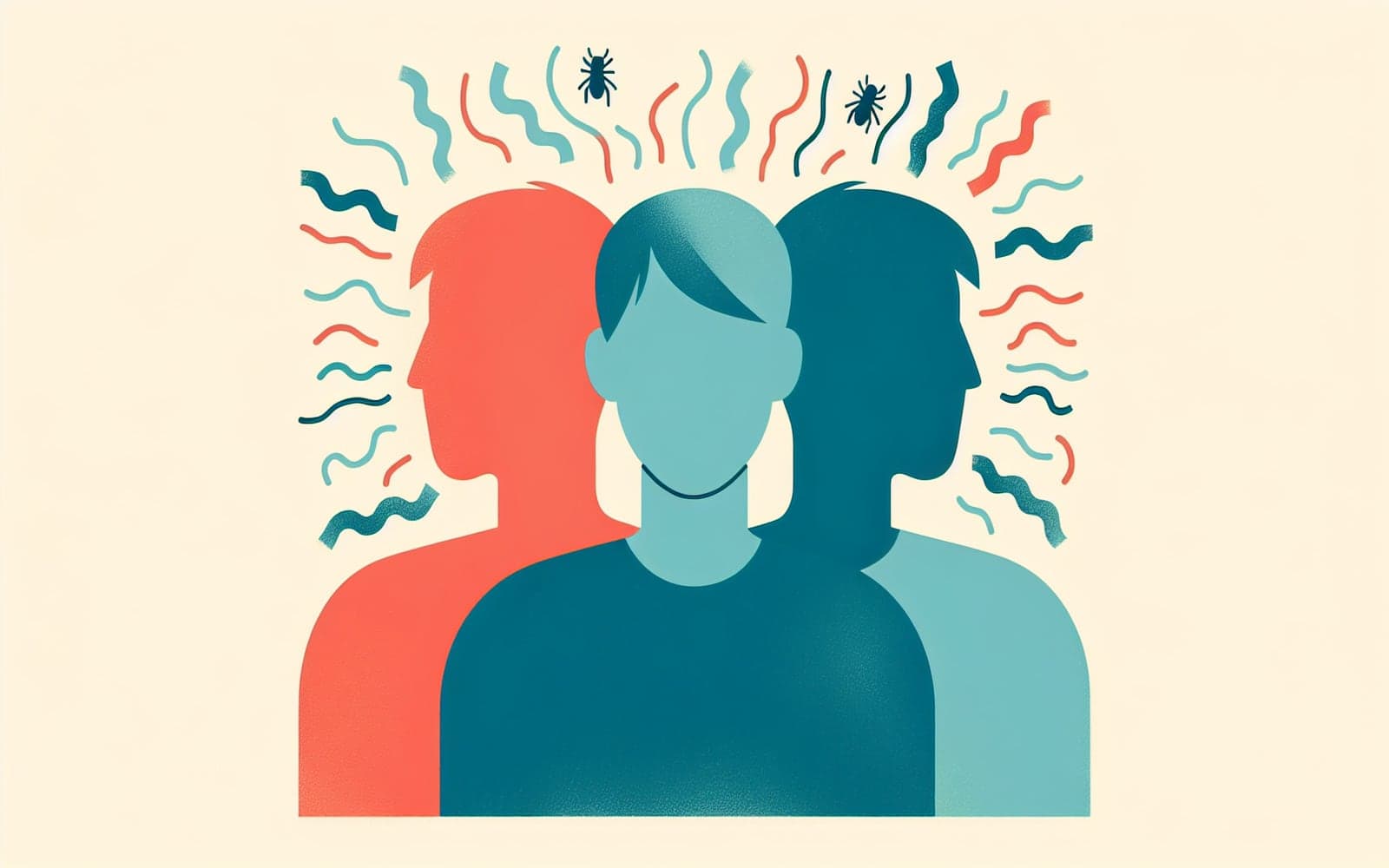 Symptoms of head lice infestation include intense itching due to an allergic reaction to louse saliva and visual signs like nits and adult lice on the scalp.