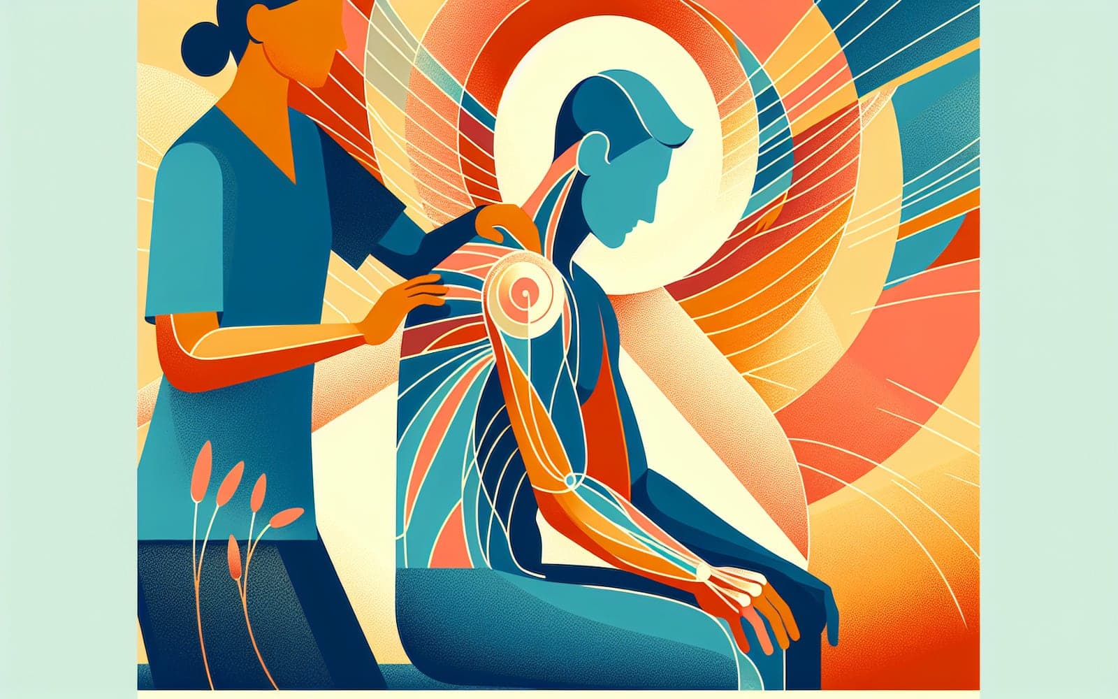 Physical therapy focuses on relieving pain and improving shoulder function in individuals with shoulder impingement syndrome through targeted exercises.