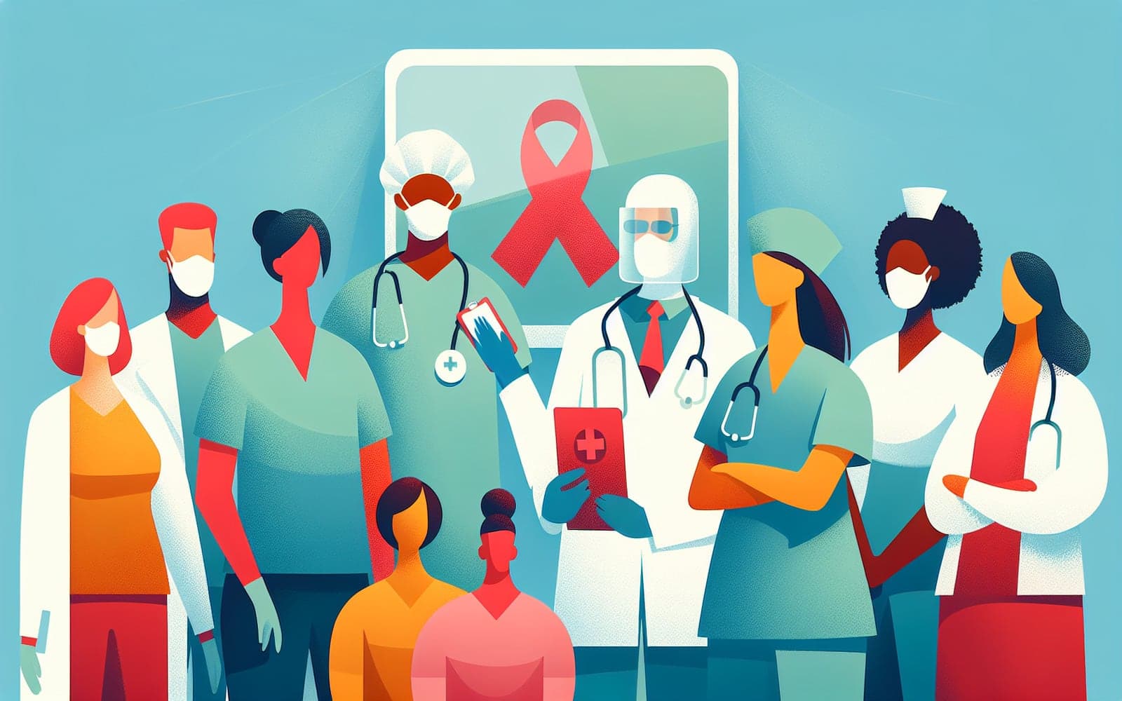 Strategies and precautions to prevent HIV transmission among healthcare workers.